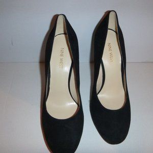 Nine West Black Suede heels